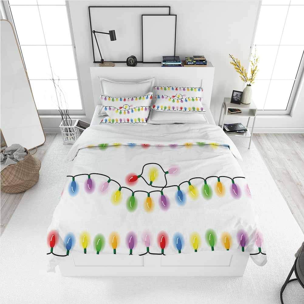 Kids Christmas Queen Size Sheet Set3 Piece Set, Bedding