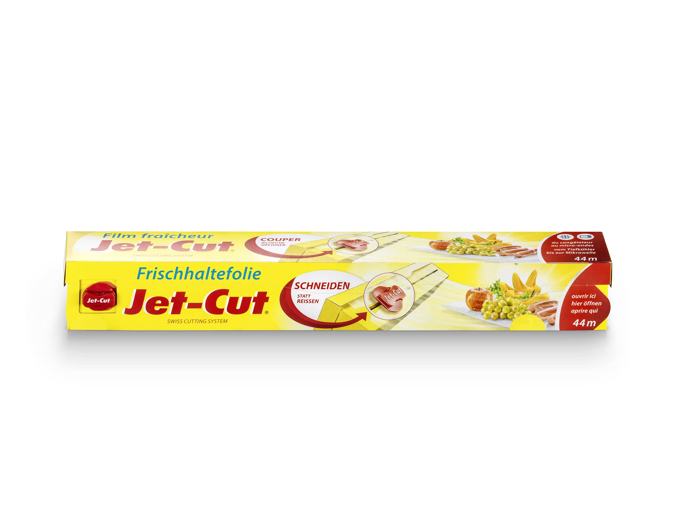 Jet-Cut Cling Film for Cutting, Consumer 30cm x 44m, Transparent