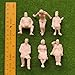 Evemodel P2516 12pcs G scale Figures 1:25 All Seated Unpainted People Model Train Railway