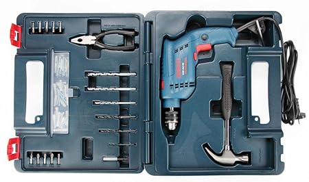 Bosch GSB450RE 450-Watt 10mm Impact Drill Smart Kit with Suitcase