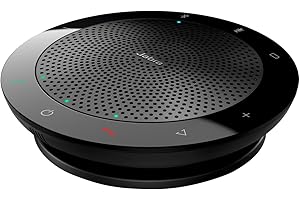 Jabra Speak 510 (2025 Edition) Portable, USB or Wireless Bluetooth Speaker for Meetings and Calls with Crystal-Clear Sound, Works with All Meeting Platforms - Microsoft Teams, Google Meet, Zoom, Black