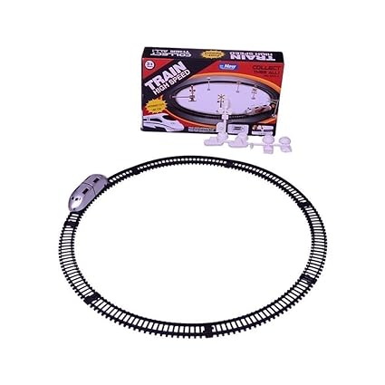 Jaynil Enterprise High-Speed Battery Operated Metro Bullet Train Toy Set Game with Tracks and Signals for Kids