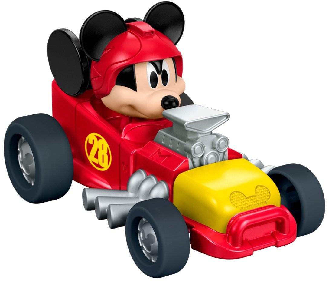 Fisher-Price Disney Mickey and the Roadster Racers - Mickey's Hot Rod Car Toy for Kids, Disney Fans