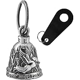 Motorcycle Bell with Hanger for Biker, Good Luck Biker Bells & Motorcycle Accessories, Keychain Luck Bell
