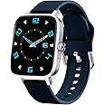 Luoba Smart Watches for Men, 1.69'' Answer/Make Call Android Smartwatch Activity Fitness Tracker with Heart Rate Sleep Monitor Calorie Step Counter Digital Fitness Watch Compatible Android iOS, Blue