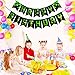 Pixel World Party Decoration Happy Birthday Banner For Gaming Boy Supplies Bunting