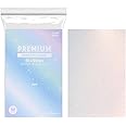 Mandu Deco Opal Pearlescent Shimmer Sleeve, Polypropylene Card Protector for Kpop Album Photocards, PVC Free and Acid Free, 50 Sleeves Per Pack (61x91mm for Double sleeving)