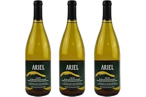 Ariel Vineyards Chardonnay Dealcoholized Wine - Bundled by Louisiana Pantry (Chardonnay, 3 Pack)