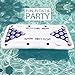 Play Platoon H2PONG Inflatable Party Beer Pong Raft with Cooler, Includes 5 Ping Pong Balls - Floating Pool Party Game Float Inflatable