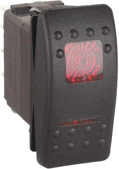 Lighted Rocker Switch Dpdt 7 Connections