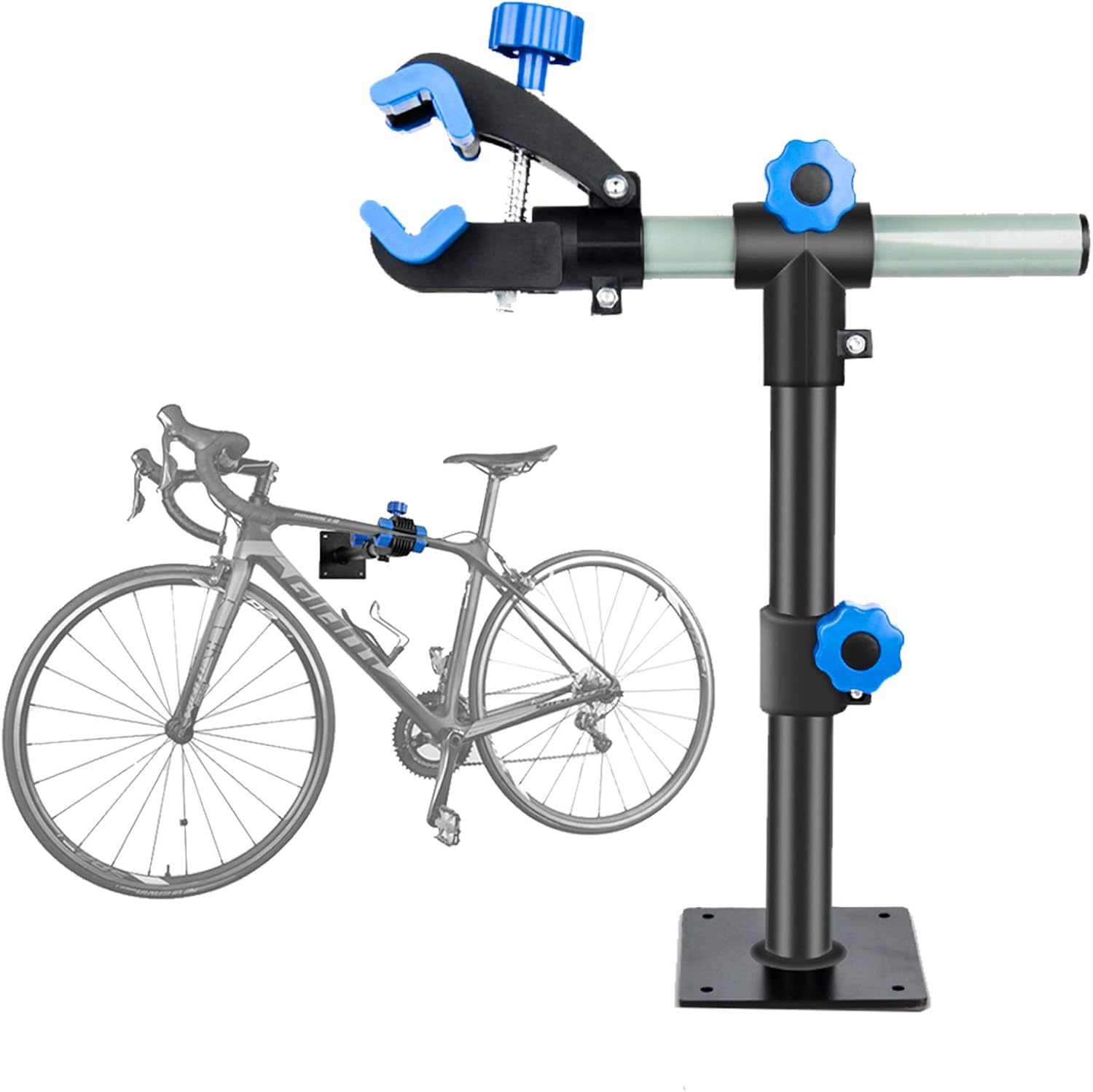 Clothink Bike Repair Stand Wall Mount Height Adjustable, Bicycle Maintenance Workstand Repair Rack for Mountain Road Bikes : Sports & Outdoors