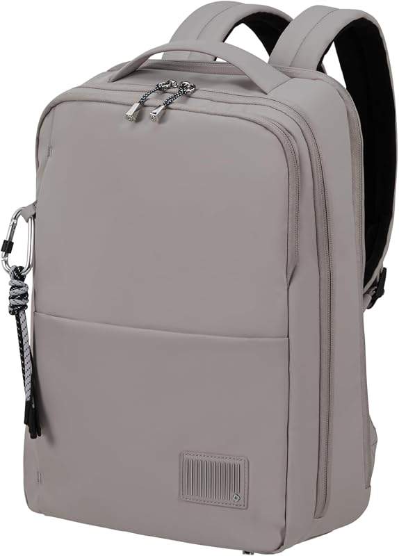 Wander Last - Damen Laptop-Rucksack 14.1" (37.5 cm) - Business & Schulrucksack mit Flaschenhalter, Ergonomisch, Wasserabweisend - 14L - Rosa (Ash Rose)