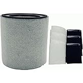 Can-Meageren Replacement H13 Filter Compatible for TruSens Z-3000 Large Room Air Purifier,3-Stage Filtration High-efficiency Activated (1 Filter + 4 Pre-Filter + 4 Carbon Filter)