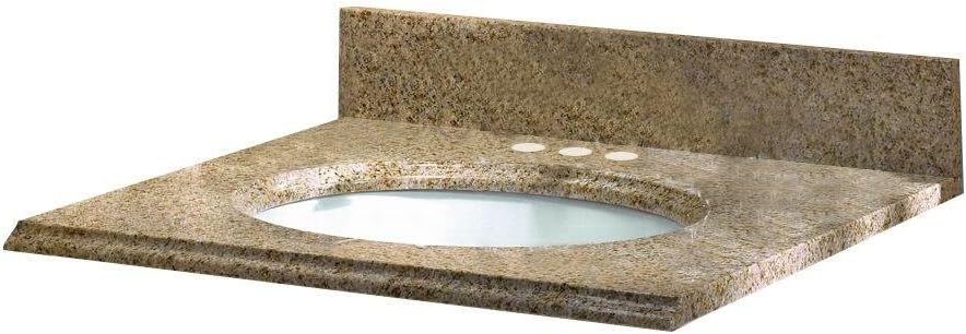 Pegasus 16682 31 Inch By 22 Inch Solid Granite Vanity Top Beige Amazon Com
