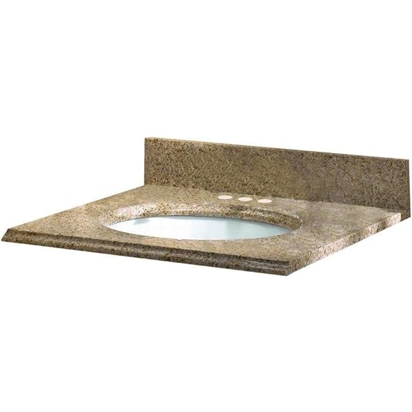 Pegasus 16682 31 Inch By 22 Inch Solid Granite Vanity Top Beige Amazon Com