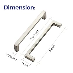 Ravinte 20 Pack Solid 5 Inch Kitchen Square Cabinet
