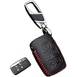 HyunkeyGenuine Leather fob Key Cover for car Key Chain case Holder Shell Bag