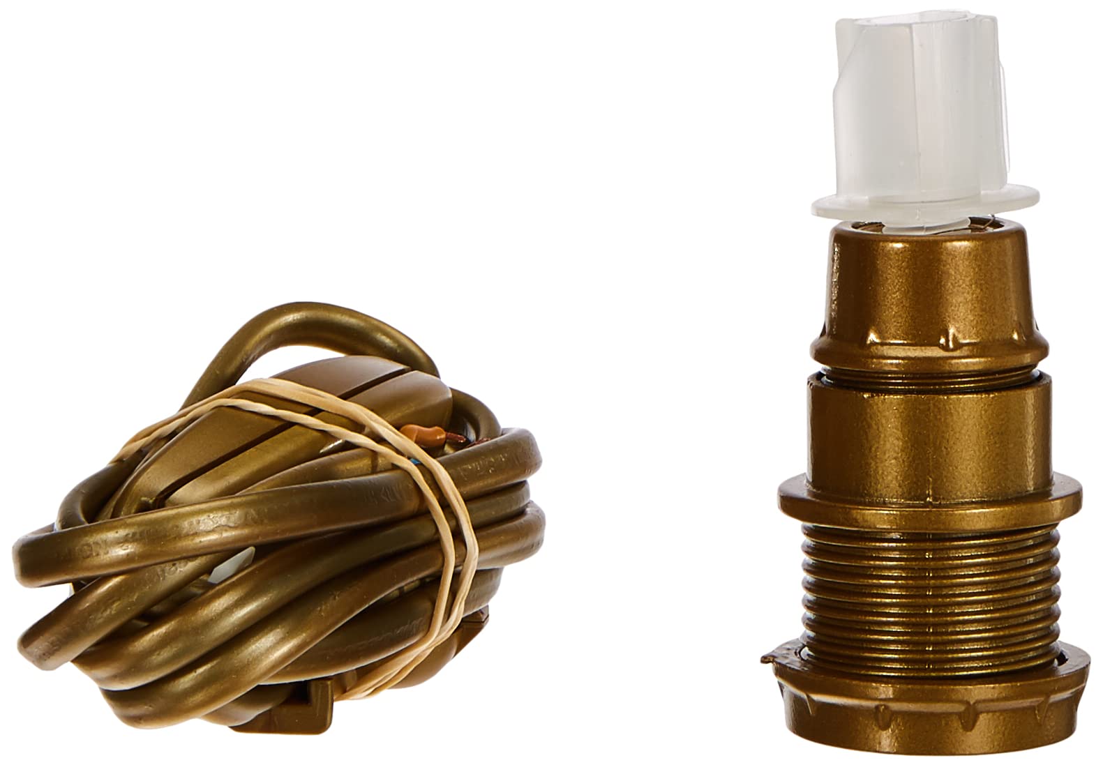 tibelec 859130 E14 Bottle with Switch + Plug Adapter Gold