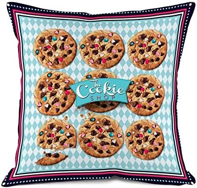 Petit Coussin Deco Cookies Shop Bonjour Mon Coussin 35x35cm Multicolore Amazon Fr Cuisine Maison