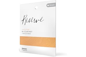 D'Addario Organic Reserve Evolution Bb Clarinet Reeds - Reeds for Clarinet - Individually Sealed - 2.5 Strength, 3 Pack