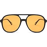 FEISEDY Retro Aviator Sunglasses Women Men Classic Square Shades Trendy Sun Glasses UV400 Protection B2394