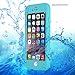 iPhone 6S Waterproof Case, Pandawell Slim Thin Light Dirt/Dust Proof Snowproof Shockproof Case Full Body Underwater Protective Cover for Apple iPhone 6 / iPhone 6S 4.7 inch - Teal
