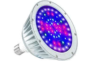 SEURON Color LED Pool Lights for Inground Pool, 12V AC 40W RGBW Color Changing led Pool Light Bulb for inground Pool, E26 Replacement Bulb for 500W Pentair and Hayward Fixture (12V-RGB+White)