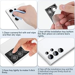 aidvaia Clear Camera Lens Protector Compatible with