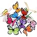 AUSTOR 26 Pcs Dragonfly Butterfly Stakes Garden Ornaments & Patio Decor Party Supplies Butterfly Decorations for Outdoor Garden Yard