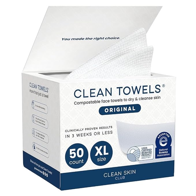 Clean Skin Club Clean Towels XL (50 Ct)