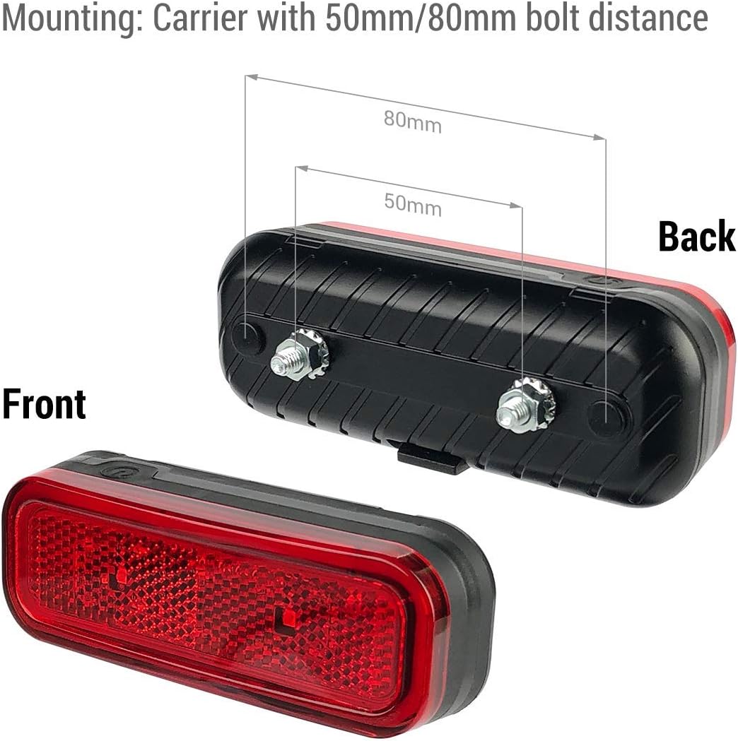 BikeSpark AutoSensing Rear Light G4 for Cargo Carrier 50lm Super