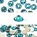 BLUE ZIRCON (229) teal Swarovski NEW 2088 XIRIUS Rose 20ss 5mm flatback No-Hotfix rhinestones ss20 144 pcs (1 gross)
