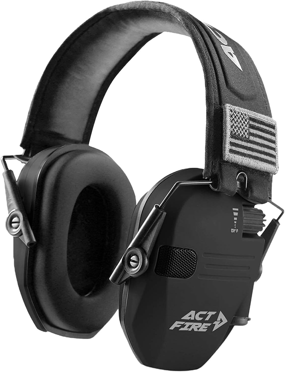 Ear Protection, Hearing Protection for Shooting Gun Range, Shooting Earmuffs (Matte Black) : Clothing