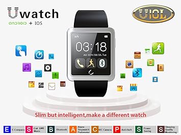 Amazon.com: Qkking U10L Bluetooth Smart Watch U Smartwatch ...