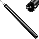 Blulu 9/16"(14mm) Power Nut Driver, Nut Runner Hollow Socket with 1/4" Hex Shank, Fit Long Bolts and Ductwork for Overhead Fastening Applications Operations(1 Pack, 10 Inch)