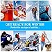 Autocastle Unisex Electric Heated Socks Rechargeable Battery Powered Heating Socks Men Women battery Operated Winter Warm Socks Kit Novelty Sports Outdoor Camping Hiking Climbing Skiing Foot Warmer