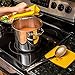 Premium Silicone Pot Holders for Kitchen - Easy to Clean Trivets for Hot Pots and Pans - This Kitchen Tool Works Well as Silicone Trivet, Hot Pads for Oven, Potholders (7x7 in, Yellow, 1 Pair)