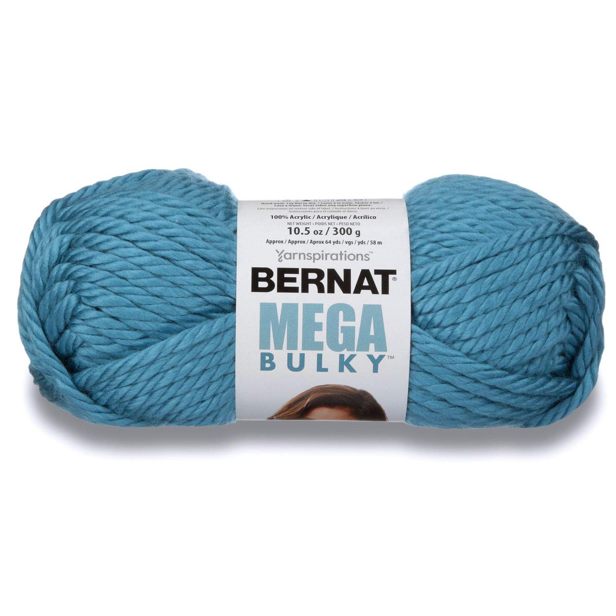 Bernat Mega Bulky Yarn-300g- Teal