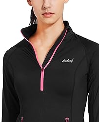 BALEAF Women's Thermal Fleece Pullover Jacket Half