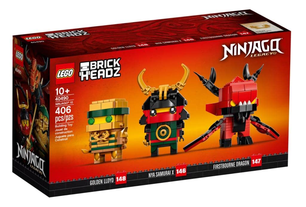 LEGO Ninjago 10th Anniversary Brickheadz Set 40490