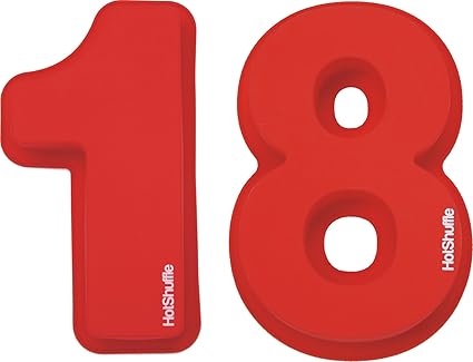 Hotshuffle Grand Nombre De Silicone 18 Moule A Gateau Moule 18e Anniversaire Cadeau 1 8 Amazon Fr Cuisine Maison Hotshuffle Grand Nombre De Silicone 18 Moule A Gateau Moule 18e Anniversaire Cadeau 1 8 Amazon Fr Cuisine Maison