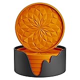 ME.FAN Silicone Coasters with Holder,[6