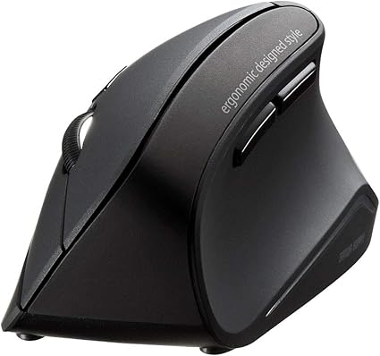 Amazon Co Jp サンワサプライ エルゴノミクスマウス 静音 Bluetooth 腱鞘炎防止 ブルーled 5ボタン 大型 ブラック Ma Ergbt11n 家電 カメラ
