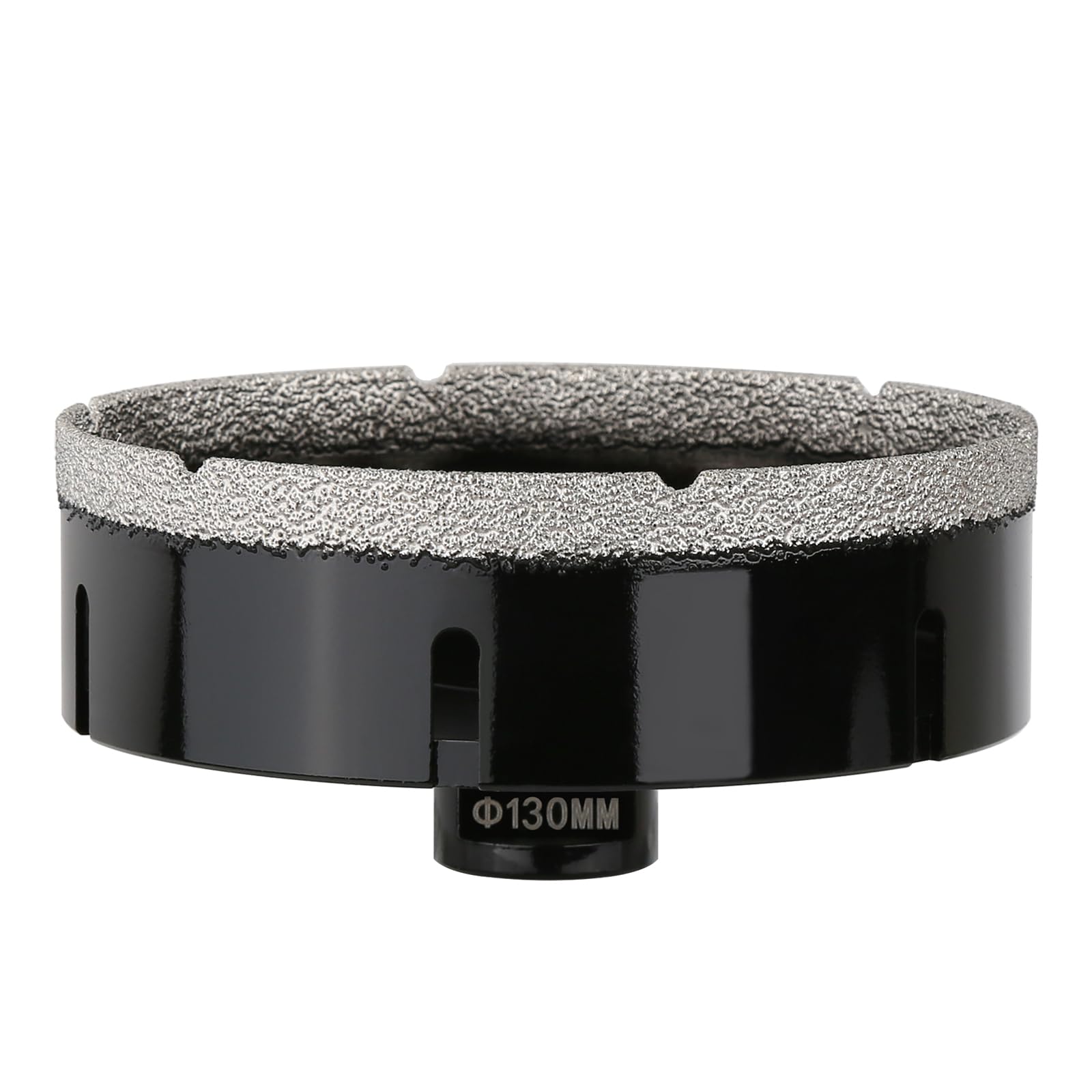 Vearter 130mm Dry Diamond Core Drill Bit, M14 Thread Connection Vacuum Brazed Masonry Hole Saw, Hollow Hole Cutter for Tile, Marble, Granite, Porcelain, Concrete and Quartz Stone