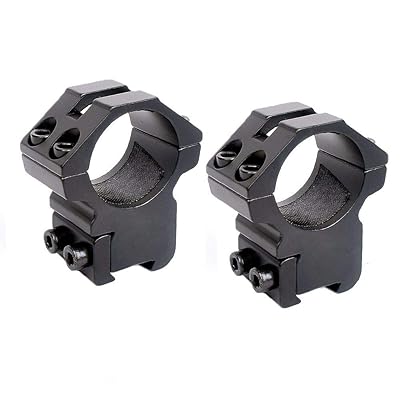 wipboten 1" Dovetail Scope Mount Rings Medium Profile for 11mm Dovetail Rails 2 Pieces