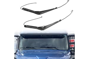 ONYUOKU 602-5420 Windshield Wiper Arm 2 Pack for Volvo VNL 2008-2014 LH and RH Wiper Arms Replace ‎602-5420 85111394, Black