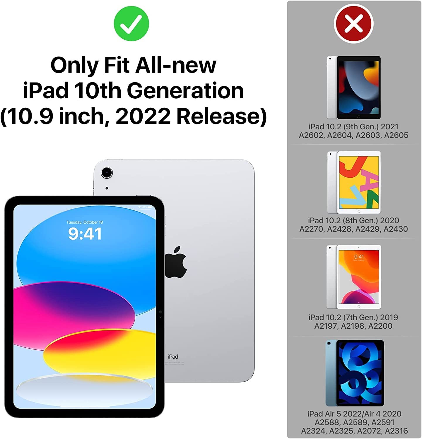 BMOUO Kids Case for iPad 11th Generation (A16) 11 Inch 2025/iPad 10th Generation 10.9