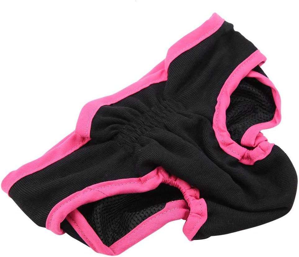TOPINCN Dog Underwear Cotton Fabric Flexible Physiological Pants Puppy Female Pet Sanitary Diaper for Small Medium Large Dogs(L-Black) - Image 5