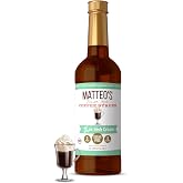 Matteo's Irish Cream Syrup for Coffee, Desserts &amp; Lattes, 33.8oz, 1 Pack | Sugar Free Irish Cream Syrup For Coffee, Lattes, Cappuccinos, Desserts And Beverages, Zero Calories