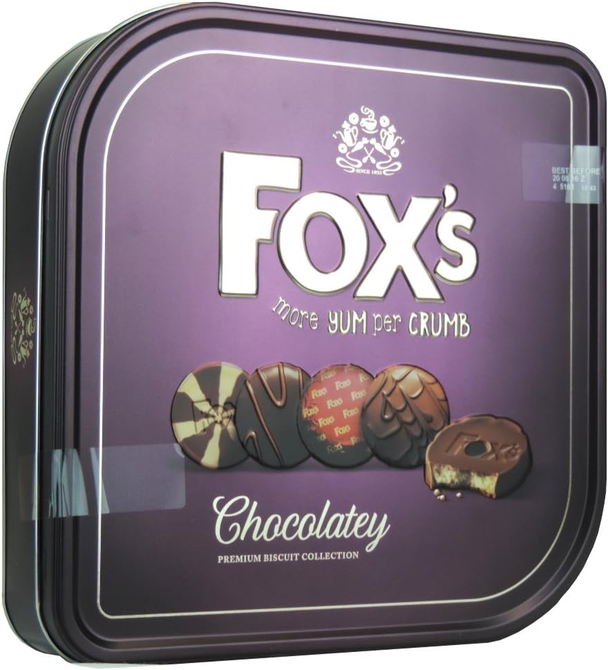 Fox's Chocolatey Premium Biscuit Selection 365g (Case of 6) Amazon